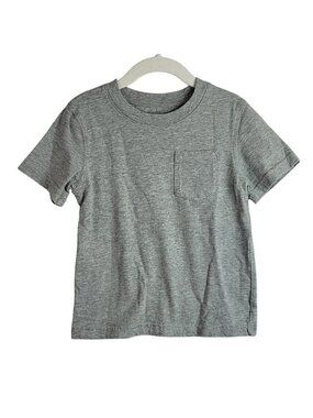 Circo Boys T Shirt Gray 4T Short Sleeve Crew Neck Solid 100% Cotton Pullover